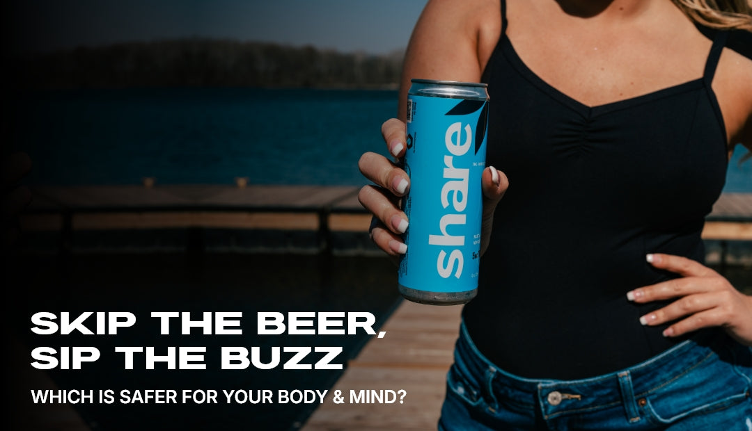 Skip the Beer, Sip the Buzz: For Your Body & Mind.